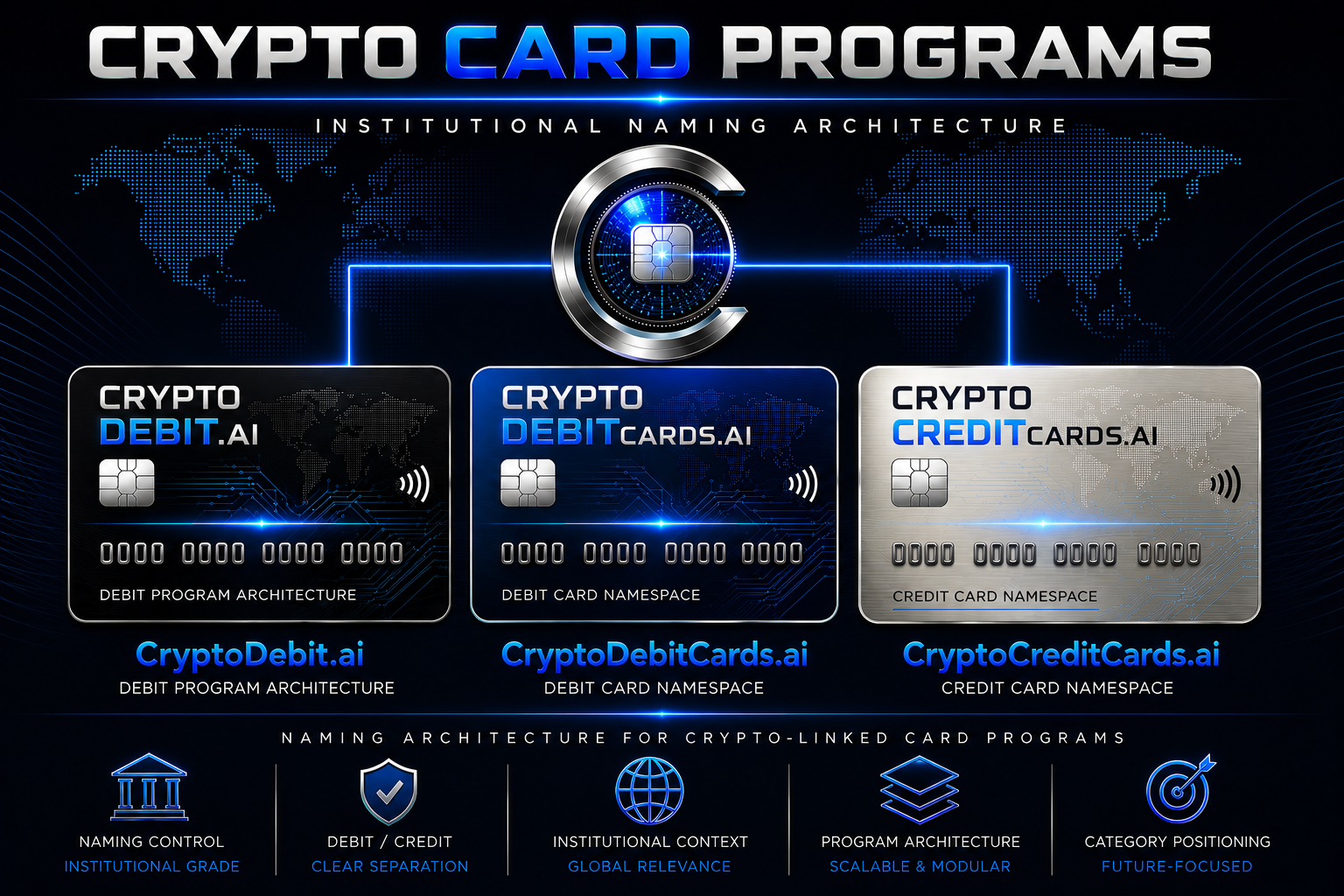 CCP Portfolio — CryptoDebit.ai, CryptoDebitCards.ai, CryptoCreditCards.ai